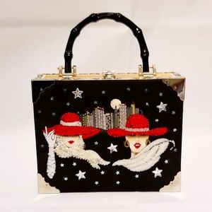 Braciano Sequin Cigar Box Purse